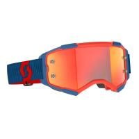 Scott Очки кроссовые Fury dark blue/neon red/orange chrome works в Краснодаре