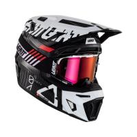 Leatt Мотошлем кроссовый Moto 9.5 Carbon Helmet Kit V24 White в Краснодаре
