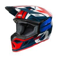 Oneal Кроссовый шлем 3Series Ride V.25 синий/белый в Краснодаре