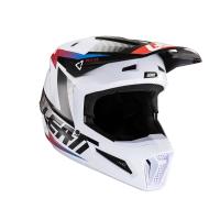 Leatt Шлем кроссовый Moto 2.5 Helmet Black/White 2024 в Краснодаре