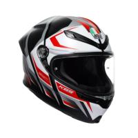 AGV Шлем K6 S 2206 Karve Matt Black/White/Red в Краснодаре