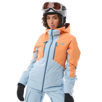 Dragonfly Куртка горнолыжная утепленная Gravity Woman 2025 Mock Orange-Light Blue в Краснодаре