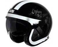IXS Мотошлем открытый iXS 880 2.2 черно-серебристый в Краснодаре