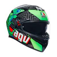 AGV Шлем K3 Kamaleon Black/Red/Green в Краснодаре