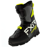 FXR Ботинки снегоходные X-Cross Pro BOA с утеплителем Black/Hi Vis в Краснодаре