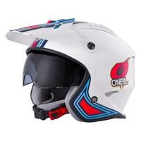 ONEAL Шлем открытый Volt MN1, глянец Белый/красный в Краснодаре
