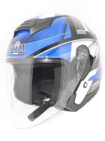 AiM Шлем открытый JK526 Blue/Grey/Black в Краснодаре