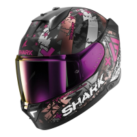 Shark Шлем Skwal i3 Hellcat Mat Black/Chrome/Violet в Краснодаре