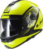 LS2 Мотошлем снегоходный FF325 Strobe Electric Snow Civik Желтый/Черный в Краснодаре