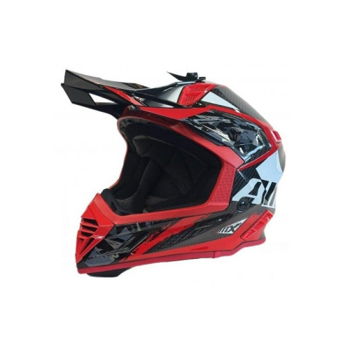AiM Шлем RH855 Carbon Terrain Black/Red в Краснодаре