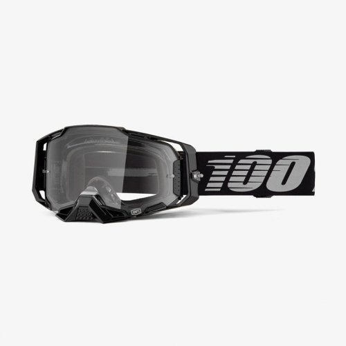 100% Очки Armega Goggle Black / Clear в Краснодаре