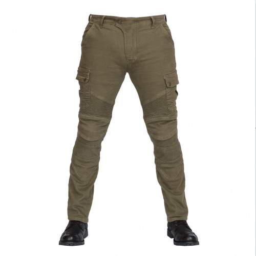 MadBull Мотобрюки Cargo JS Stretch Olive в Краснодаре