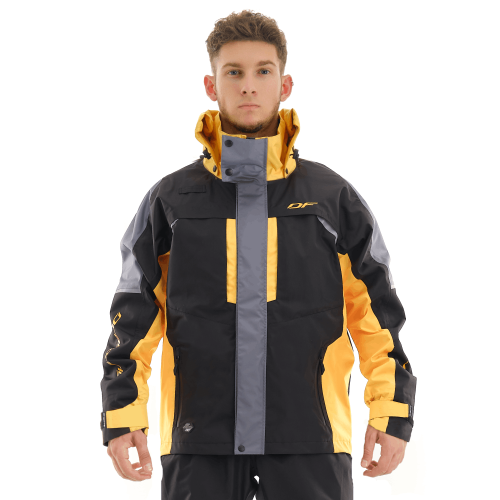 Dragonfly Куртка мембранная Quad Pro Black-yellow в Краснодаре