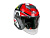 AiM Шлем открытый JK526 Red/Grey/Black в Краснодаре