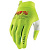 100% Мотоперчатки текстильные ITrack Fluo/Yellow в Краснодаре
