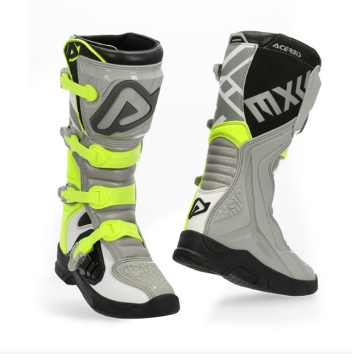 Acerbis Мотоботы кроссовые X-Team Grey/Yellow в Краснодаре
