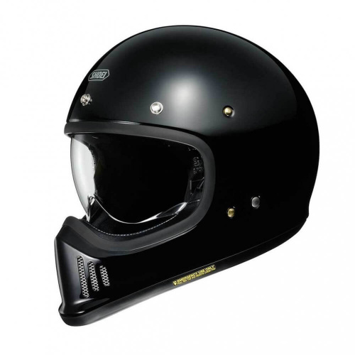 Shoei Мотошлем EX-Zero Plain Черный глянцевый в Краснодаре