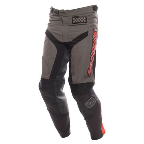 Fasthouse Брюки Grindhouse Pant Gray/Red в Краснодаре