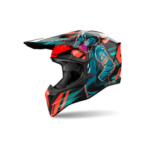Airoh Шлем Wraaap Cyber Orange Glossy в Краснодаре