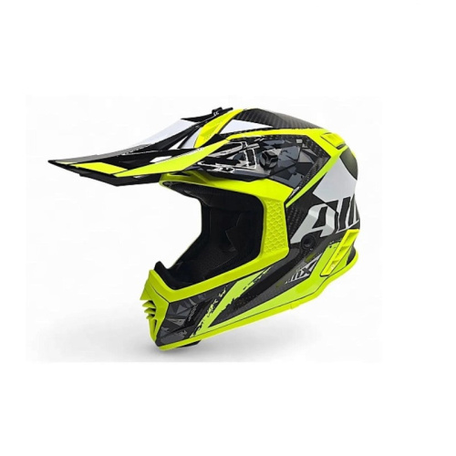 AiM Шлем RH855 Carbon Terrain Black/Yellow в Краснодаре