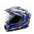 AIM Шлем кросс/эндуро JK802S Blue/Grey/Black в Краснодаре