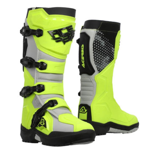 Acerbis Мотоботы кроссовые Artiglio Fluo Yellow/White в Краснодаре