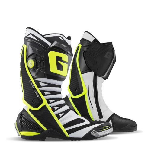 Gaerne Мотоботы GP1 Evo White/Black/Yellow в Краснодаре