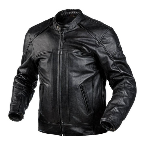 Scout куртка кожаная Daytona Waterproof Black в Краснодаре