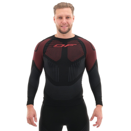 Dragonfly Термофутболка 3DThermo Red с длинным рукавом в Краснодаре