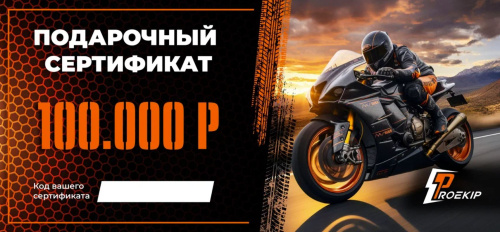 Подарочный сертификат Pro-Ekip.ru на 100.000р в Краснодаре