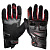 Sweep Перчатки кожаные+текстиль Hammer Black/Red в Краснодаре