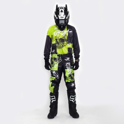 Grom Джерси MX Religion lime в Краснодаре