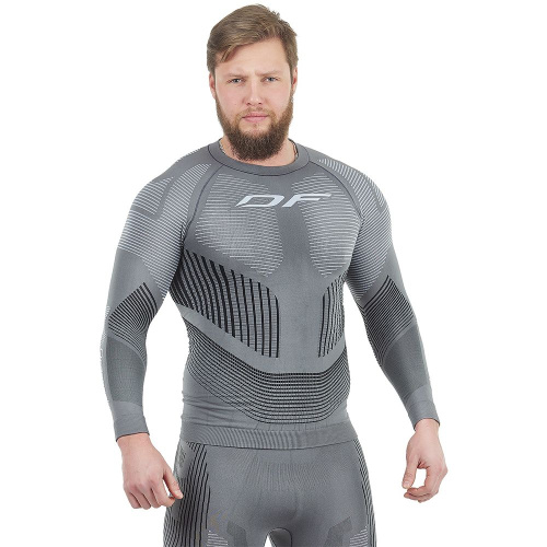Dragonfly Термофутболка 3DThermo Grey с длинным рукавом в Краснодаре
