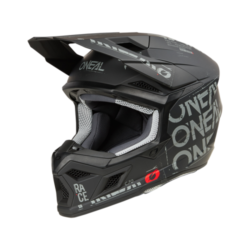 Oneal Шлем кроссовый 3Series Static черный/серый в Краснодаре