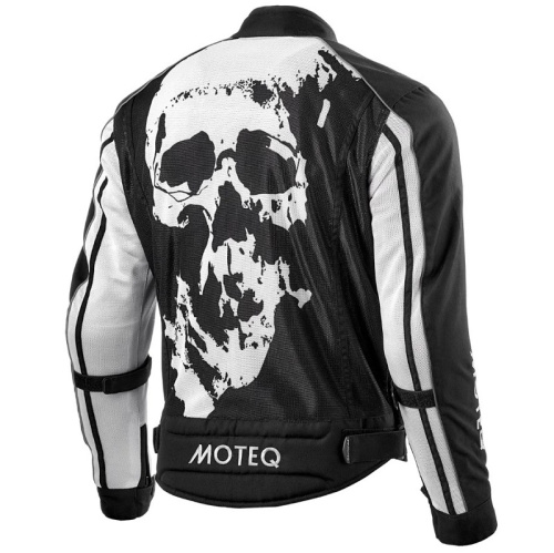 Moteq Мотокуртка текстильная сетка Rebel Черно-белая в Краснодаре