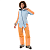 Dragonfly Комбинезон Gravity 2.0 Woman Light Blue - Mock Orange 2025 в Краснодаре