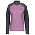 Scott Термокофта женская  Zip Defined Merino dark grey melange/cassis pink в Краснодаре