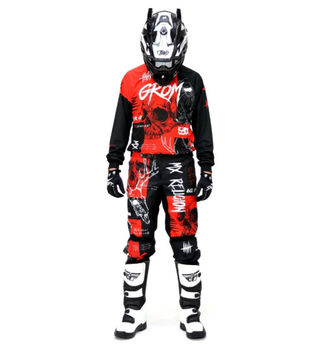 Grom Джерси + штаны MX Religion red в Краснодаре
