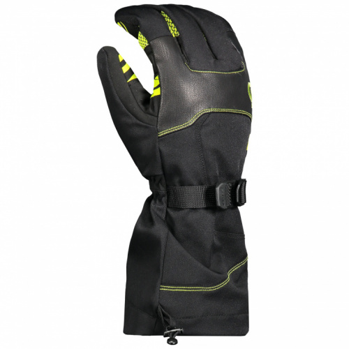 Scott Перчатки Cubrick Black/Lime-green в Краснодаре
