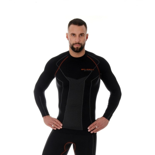 Brubeck Футболка мужская Thermo Protect черный в Краснодаре