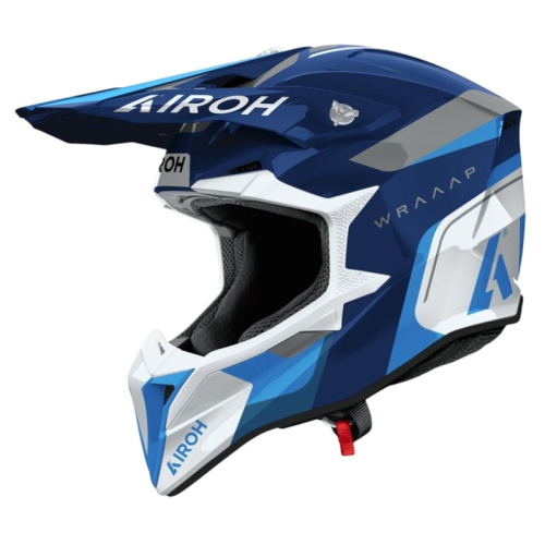 Airoh Шлем Wraaap Conquer Blue Gloss в Краснодаре