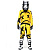 Grom Штаны кроссовые Sadman Yellow в Краснодаре