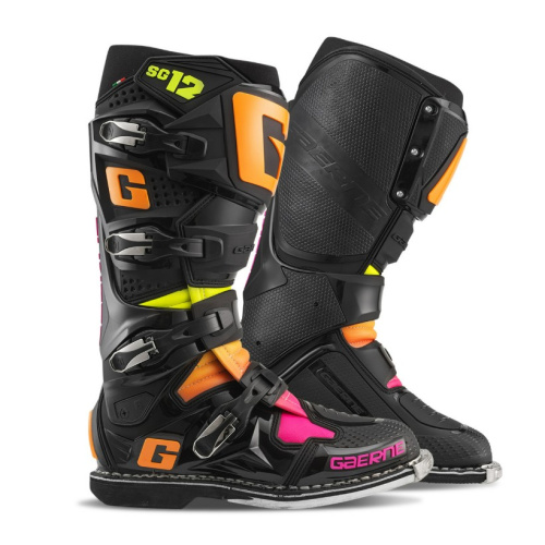 Gaerne Мотоботы SG-12 Black/Orange/Pink в Краснодаре