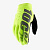 100% Мотоперчатки текстильные подростковые Brisker Youth Glove Fluo Yellow в Краснодаре