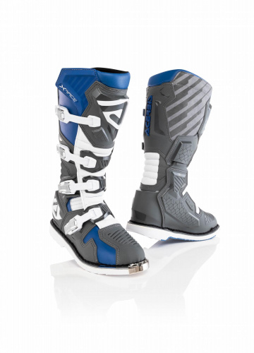 Acerbis Мотоботы кроссовые X-Race Blue/Grey в Краснодаре
